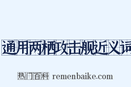 通用两栖攻击舰近义词是什么意思的图片